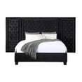 thumbnail image 4 of Damazy Queen Bed in Black Velvet, 4 of 5