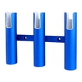 thumbnail image 5 of koolsoo 3 Tubes Fishing Rod Holder Deck Mount Fishing Holder Lightweight Practical Hanger Organizer Space Saving Rod Holder blue, 5 of 8