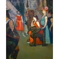 thumbnail image 2 of Toulouse-Lautrec, Henri de 20x24 White Modern Wood Framed Museum Art Print Titled - Messalina, 2 of 4
