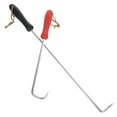 thumbnail image 4 of HAMPPLIES 2Pcs Stainless Steel Meat Hooks With Heat Resistant Handle For Grilling And Smoking, 4 of 6