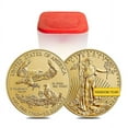 1 oz Gold American Eagle 50 Coin BU (Random Year) Liberty, Two Coin