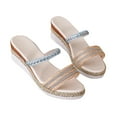 thumbnail image 2 of BRGZLK Top Sandals for Women Summer Vintage Casual Fish Mouth Open Toe,Women's Summer Size Wedge Fish Mouth Roman Sandals, 2 of 6