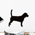 thumbnail image 1 of Beagle Hound Dog Silhouette Wall Mural by Wallmonkeys Peel and Stick Graphic (18 in W x 15 in H) WM5589, 1 of 4