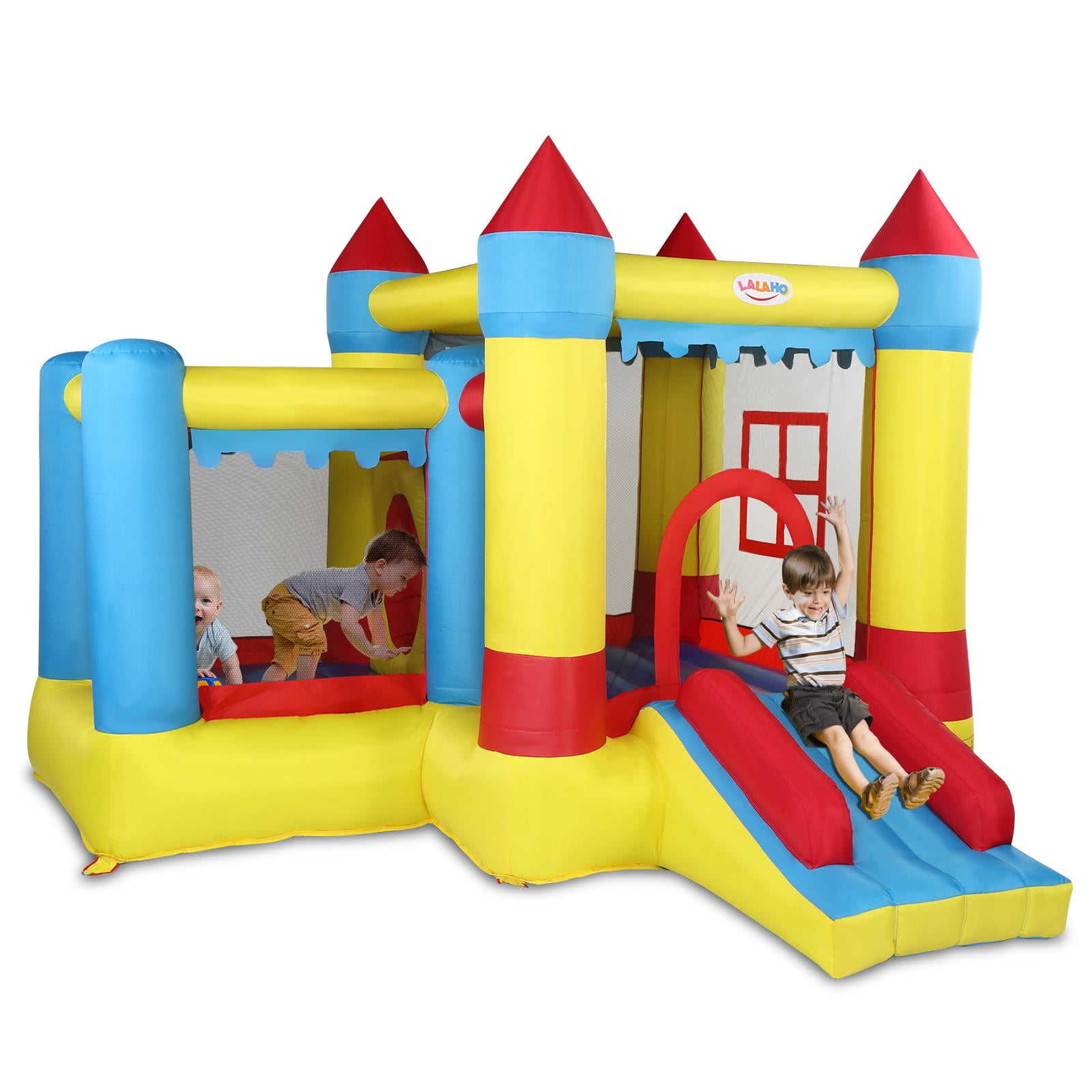Intex Inflatable Jump O Lene Ball Pit Outdoor Castle Bouncer With 100 Play  Balls - Walmart.com