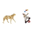 thumbnail image 6 of Dualoai Golden Cheetah Clown Animal Sculpture Decorative Table Centerpiece Unique Figurine Statue Ornament for Office Home Dining Room Decor Gift, 6 of 8
