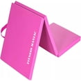 thumbnail image 5 of Tri-Fold Folding Thick Exercise Mat with Carrying Handles for Tumbling MMA Core Pink, 5 of 5