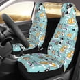 thumbnail image 2 of Sikiie Dogs Car Seat Protector 2 Pack Car Seat Cushion Mat, Car Seat Covers for SUV, Truck, Van, 2 of 7