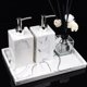 thumbnail image 4 of Bandeja de almacenamiento de baño Organizador de mármol decorativo de la decoración de la bandeja de 12 × 8 × 0.8inch para la joyería de para hogar del hotel del tocador Magideal Bandeja de almacenamiento de baño, 4 of 7