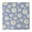 White-146, variant on Vinyl Tablecloth Square Fitted with Daisy and Wildflower Artwork, Rustic Boho Chic Elastic Floral Cover for Indoor Outdoor Dining