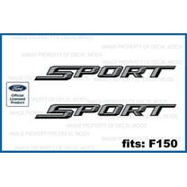 Decal Mods Sport Decals Stickers for Ford F150 XLT (2015-2022) - F (set of 2) Officially Licensed | FH1B1