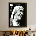 thumbnail image 4 of Mother Teresa, Canvas Home Decor, Canvas Decor, Wall Decor, Mother Teresa Photo Artwork, Portrait Canvas Art, Portre Canvas Poster, Canvas Wall Decor - Gallery Wrapped, 4 of 5