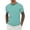 Mint Green, variant on Mens T-shirts Short Sleeve Striped Print Casual T Shirt Crewneck Carnival Festival Daily Wear Graphic Tees Black L