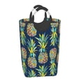 thumbnail image 2 of Lsque Colorful Pineapples Laundry Basket, Laundry Hamper, Dirty Clothes Hamper for Laundry, Collapsible, Waterproof Laundry Baskets with Aluminum Handles for Laundry, Dorm, Family, 2 of 6