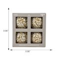 thumbnail image 4 of Holiday Time 4 pack Christmas Warm Wishes Botanical Print Ball Ornament, Brown, 4 of 4