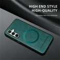 thumbnail image 2 of Allytechgroup Magnetic for Samsung Galaxy Note 20 Case, Compatible with MagSafe Support Magnetic Car Phone Mount PU Leather Slim Phone Case for Women Men for Samsung Galaxy Note 20, Green, 2 of 10