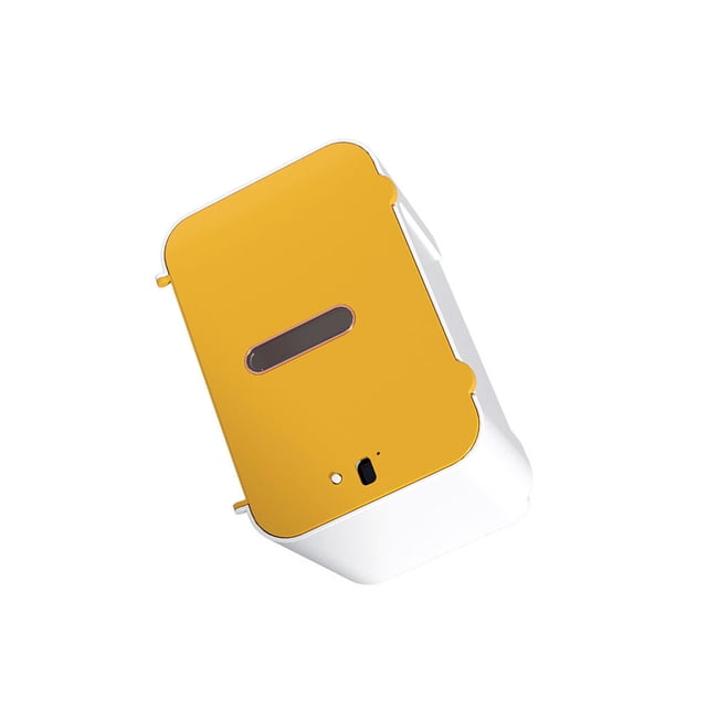 Moyic Dispensador de papel higiénico sin clavos y sin perforaciones para Hotel en casa, servilletero de montaje en pared recargable, caja Almacenamiento y organización del hogar Amarillo
