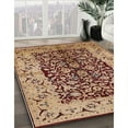 thumbnail image 3 of Ahgly Company Machine Washable Indoor Round Industrial Modern Sandy Brown Area Rugs, 7' Round, 3 of 7