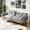 Gray|75in, variant on Aukfa 75" Pillow Top Arm Futon Convertible Sofa Bed, Tufted Loveseat Sleeper Couch for Home Office, Linen, Black