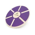 thumbnail image 1 of Prosourcefit Planche Ronde en Bois pour Exercice de Gym Entraînement Physique Équilibre, Violet, 1 of 6