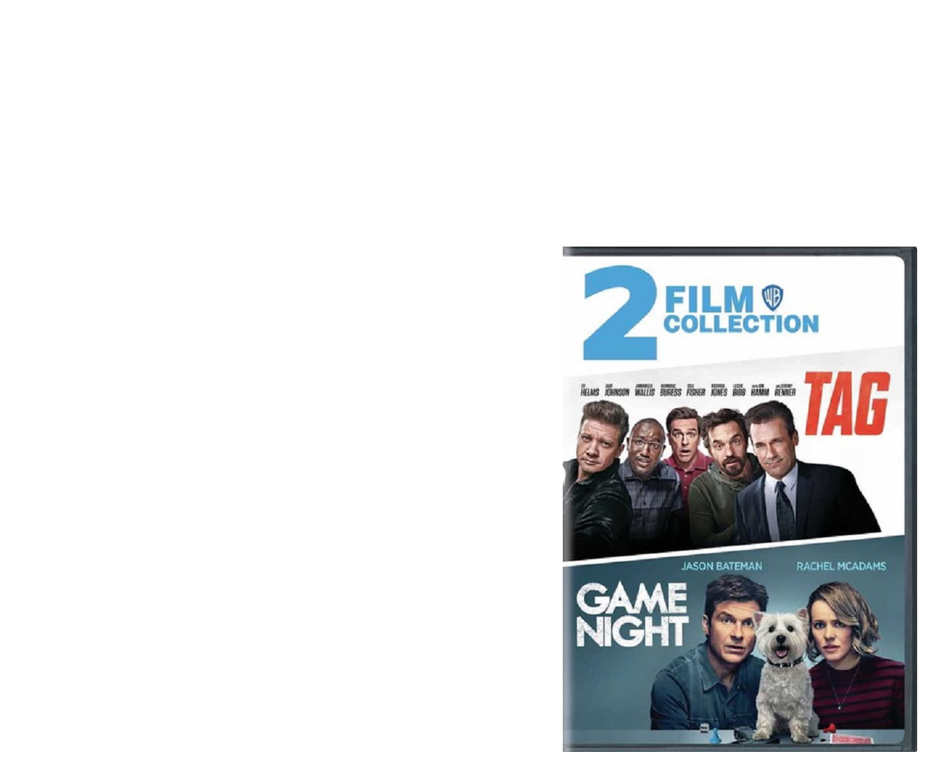 2 Film Collection Tag and Game Night (DVD Movie 2020) Double