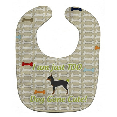 

Carolines Treasures BB6492BIB Toy Fox Terrier Dog Gone Cute Baby Bib 10 x 13 multicolor