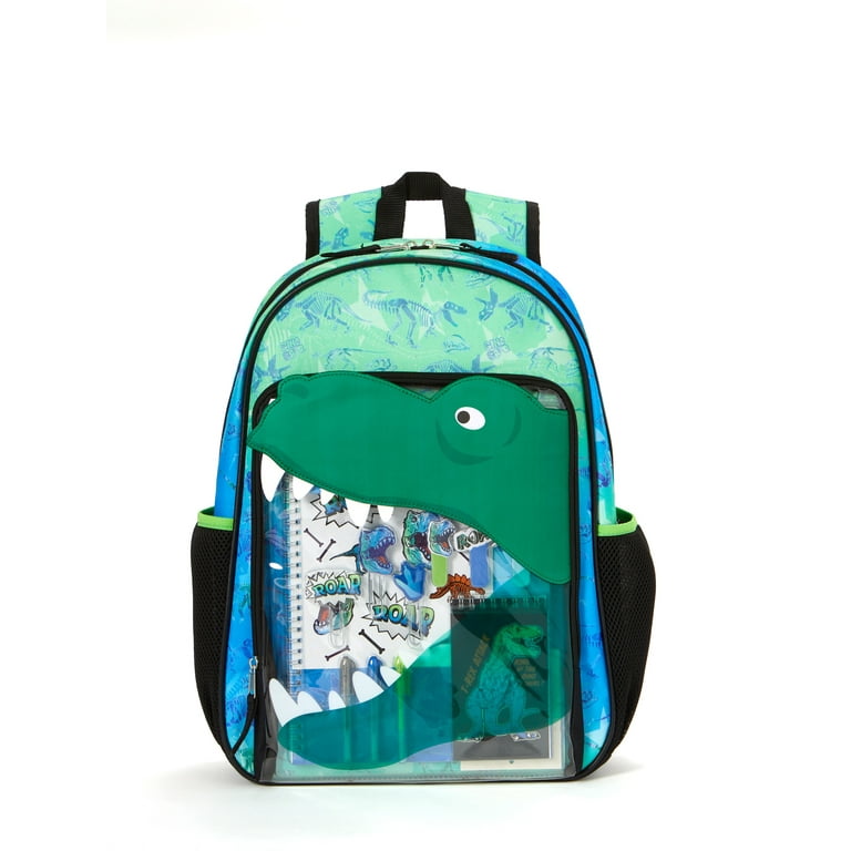 Mackenzie Blue Multi Dino Backpacks