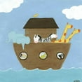 thumbnail image 3 of Vess, June Erica 12x12 Black Modern Framed Museum Art Print Titled - Noahs Ark I, 3 of 5