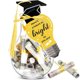 thumbnail image 2 of Alcancía y gorro de graduación | Recuerdo de graduación 2025 | Centro de mesa decorativo con gorro de graduación | Decoración para fiestas | Regalo de celebración para graduados | 1 alcancía, 2 of 5