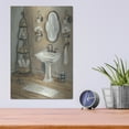 thumbnail image 4 of Luxe Metal Art 'French Bath 1'  by Silvia Vassileva Metal Wall Art, 12" x 16", 4 of 9