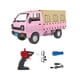 thumbnail image 4 of Coche de juguete RC 1/16, camión de juguete para practicar, desarrollar la inteligencia, juguete de aprendizaje, vehículo de dibujos animados, juguete Rosa, 4 of 9
