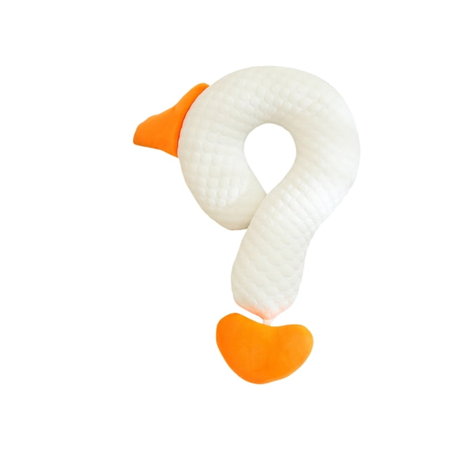Vwrxbz Ice Silk Question Mark Pillow for Office Nap Neck Support