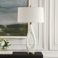thumbnail image 4 of Uttermost Promenade White Table Lamp, 4 of 8