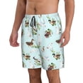 thumbnail image 2 of Balery Duck Animals Farm Traje de Baño Estilo Hawaiano para Hombre, Shorts de Secado Rápido con Bolsillos-X-Large, 2 of 6