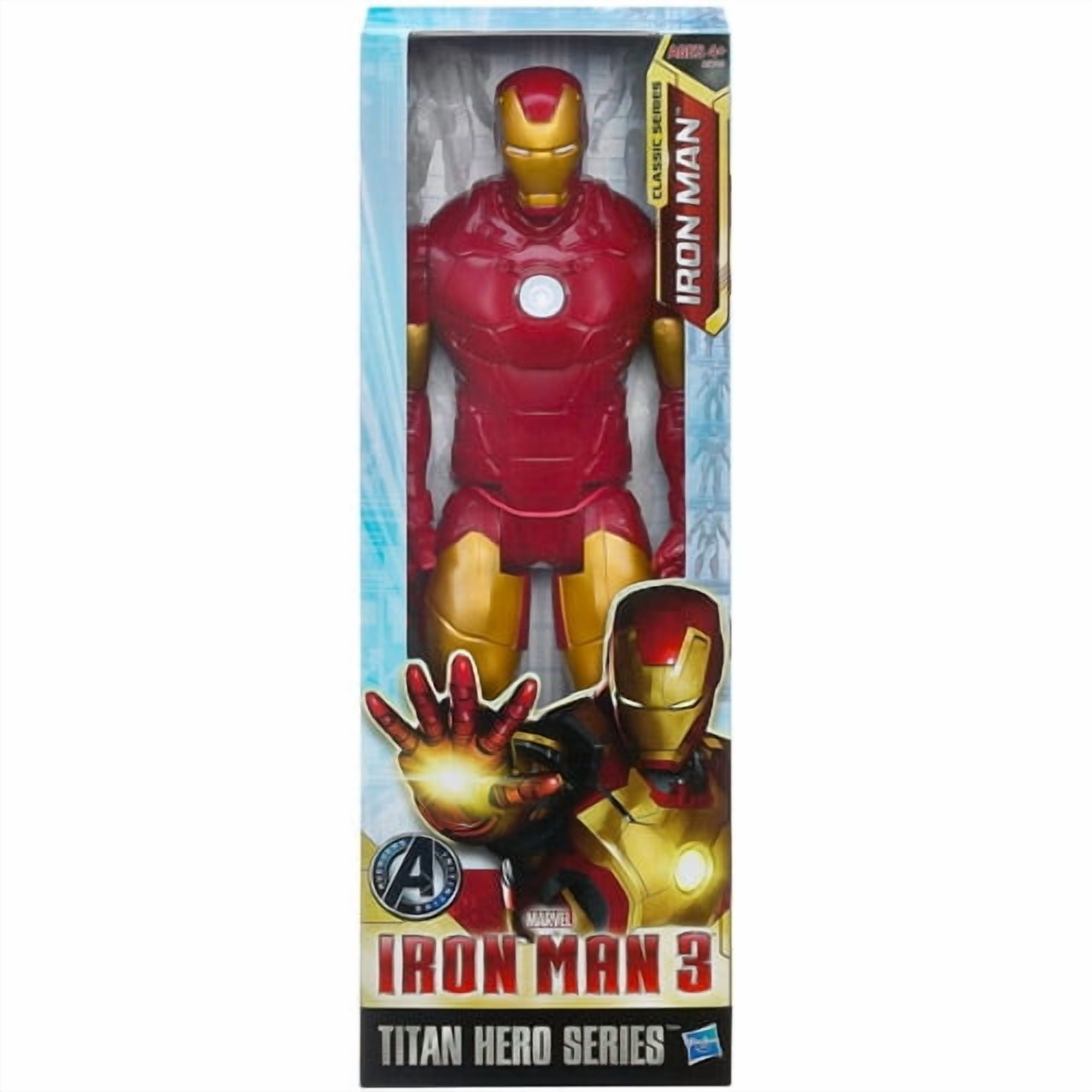 Marvel Iron Man 3 Titan Hero Series Avengers Initiative Classic Series - Iron Man Figure - 12 in