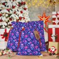 thumbnail image 6 of Rocae blue Skull purple flower1 for Christmas Drawstring Linen Gift Bag with Drawstrings Treat Bag Goody Present Bags for Christmas Party Favor-Medium, 6 of 9