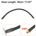 thumbnail image 4 of Adaptador de mandril de manguera de extensión de inflador de neumáticos roscado de 30 cm, tubo de bomba de aire, válvula de neumático, tubo de conexión negro para coche, camión, bicicleta, MTB, goma de cobre Unique Bargains mandriles de llantas, 4 of 7