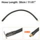 thumbnail image 4 of Adaptador de mandril de manguera de extensión de inflador de neumáticos roscado de 30 cm, tubo de bomba de aire, válvula de neumático, tubo de conexión negro para coche, camión, bicicleta, MTB, goma de cobre Unique Bargains mandriles de llantas, 4 of 7