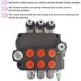 Valvola Di Controllo Idraulica 4 Bobine Waltvotur - 21 GPM, 3600 PSI, Porte SAE, Doppio Effetto, Nuova