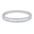 thumbnail image 1 of Anillo Churumbela TIMESQUARE Oro Blanco 14K con Diamantes #6.5, 1 of 2