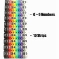 thumbnail image 4 of Cable Marking, Coded Digital Cable Marking Clip with 09 Number, Colorful Plastic C-Type Cable Marker, 4 of 5