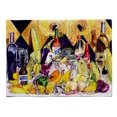 thumbnail image 1 of ""Caroline'S Treasures 8638Plmt Salsa Picante De Cristal Con Flor De Lis Y Mantel Individual De Tela De Vino Multicolor"", 1 of 1