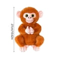 thumbnail image 2 of BotaniNest Cute Monkey Doll Soft Stuffed Animal For Kids Perfect For Home And Birthday Celebrations, 2 of 4