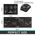 thumbnail image 6 of Black Wine Kitchen Rugs and Mats Set of 2 Wine Decoration Kitchen Rug Non Slip Absorbent Kitchen Mat for Sink Waterproof and Washable Runner Rugs for Laundry Room 17"x48"+17"x24", 6 of 6