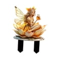 thumbnail image 2 of Jardín Lotus Fairy Stake césped decoración accesorios de jardín, impermeable, adorno 2D, decoración de de flores para , césped, 2 of 7