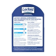 Lactaid Original Strength 9000 FCC Lactase Enzyme Caplets, Lactose Intolerance, 120 Count