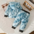 thumbnail image 6 of Zshosam Girl Clothes Girls Clothes Print Hoodies Sweatshirt And Sweatpants Outfit Suit Infant Girls Clothing Set Size 9 12 Months,(Blue 9-12 Months), 6 of 9