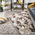 thumbnail image 2 of SAFAVIEH Fifth Avenue Deborah Abstract Area Rug, Beige/Brown, 5' x 5' Square, 2 of 8