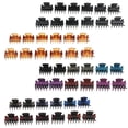 thumbnail image 6 of Hair Barrette Hair Clip Set of 12 Hair Clips Hair Accessories Mini Hair Claw Clips for Girls and Women 1" Small Tiny Hair Jaw Clips Non Slip, 6 of 8