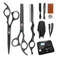 thumbnail image 1 of "Juego De Tijeras Para Cortar Cabello Profesional Barbero 10 negro ", 1 of 5