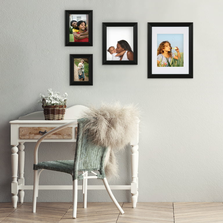 Mainstays 8 x 10 Solid Oak Wood Wall Picture Frame